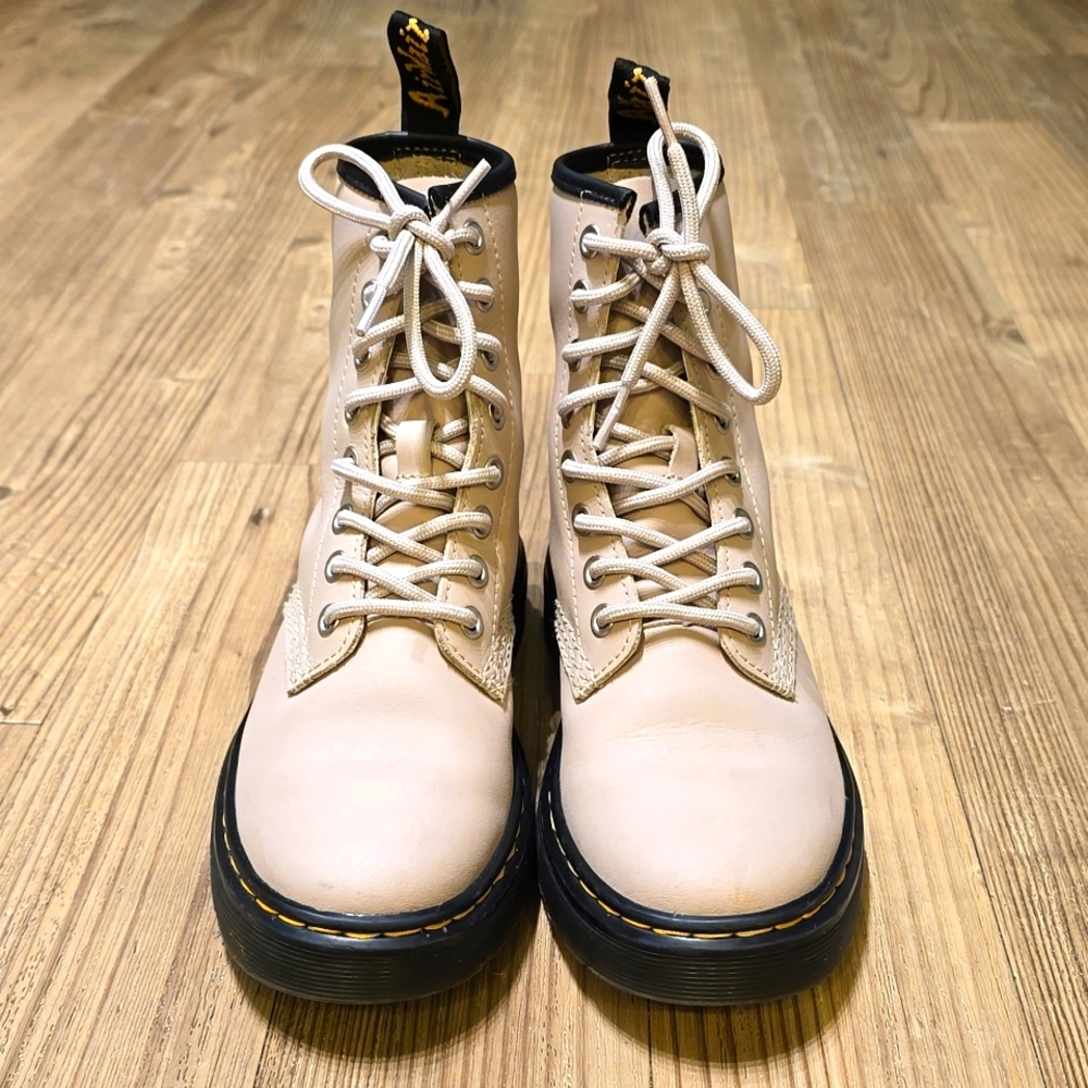 Dr. Martens Zavala Vintage Hydro Leather Tan Boot Sz US 5 /EU 36 EUC